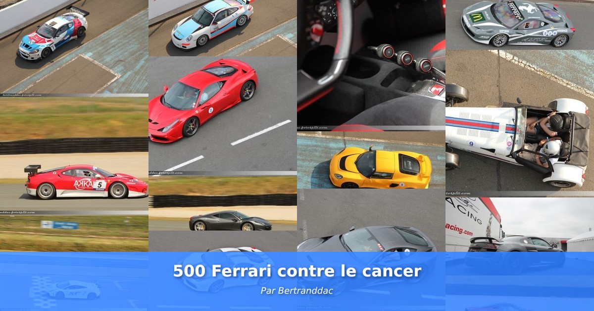 500 Ferrari contre le cancer - Galerie de Bertranddac