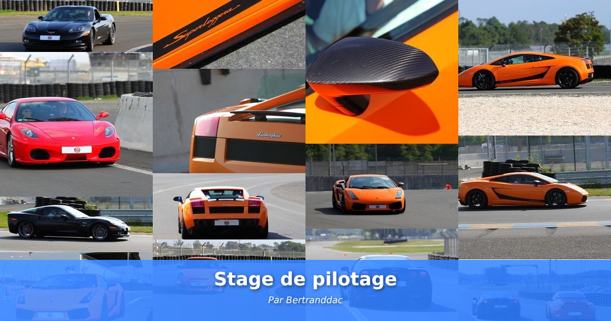 Stage de pilotage - Galerie de Bertranddac
