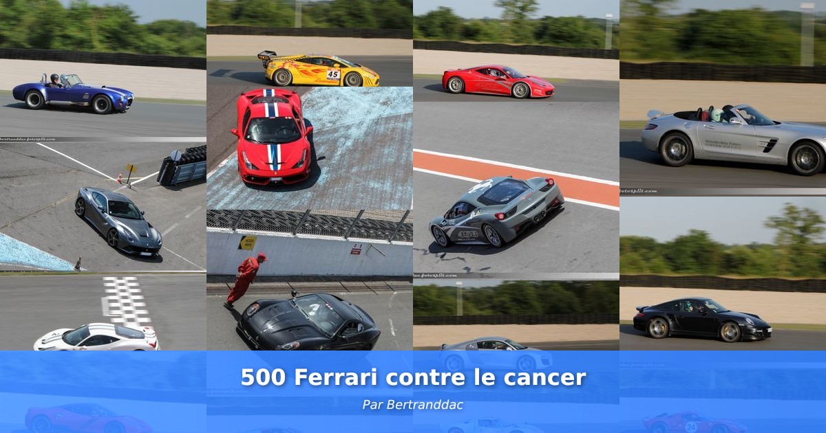 500 Ferrari contre le cancer - Galerie de Bertranddac