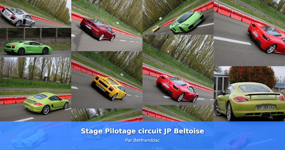 Stage Pilotage circuit JP Beltoise - Galerie de Bertranddac