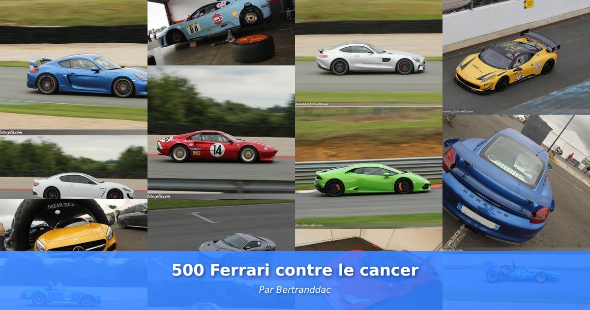 500 Ferrari contre le cancer - Galerie de Bertranddac